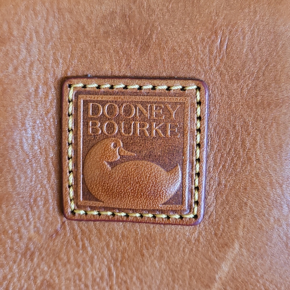 Vintage Dooney and Bourke Florentine Tulip Leather Tote - Picture 6 of 7